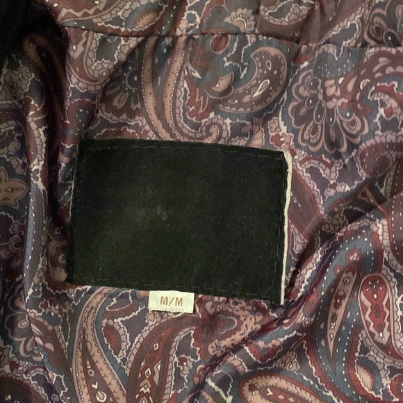 Vintage leather suede fringe jacket size M - Picture 12 of 17